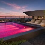 Perspectiva da Pink Pool no Ryokan Flamboyant (Créditos - Divulgação Sousa Andrade Construtora)